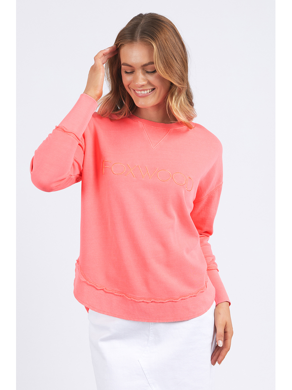 Foxwood Simplified Crew Neon Pink