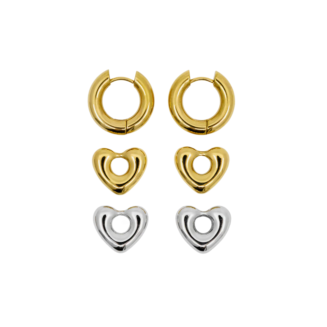 Home-lee Romeo Earrings Gold