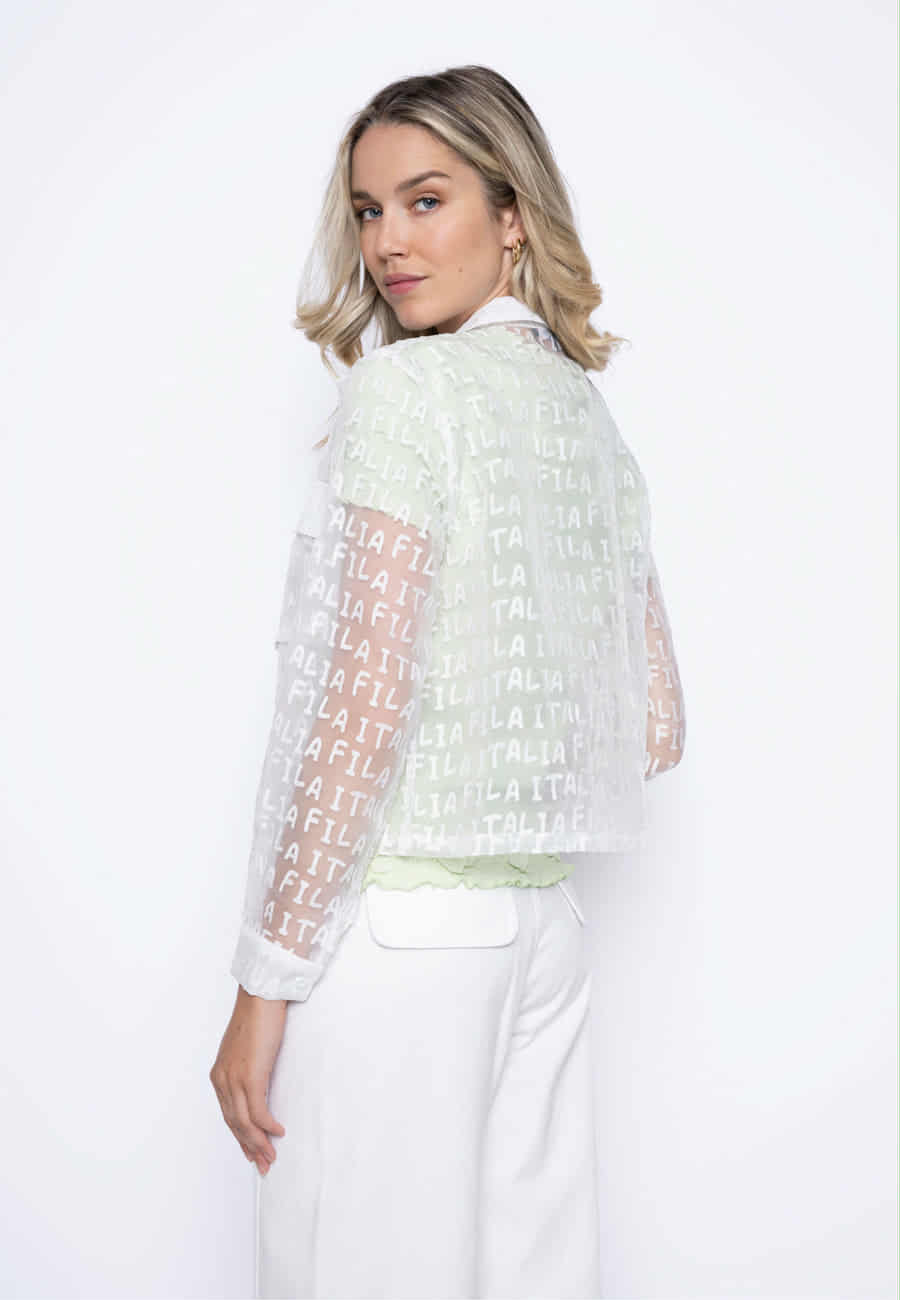 Picadilly Zip-Front Cropped Embellished Jacket