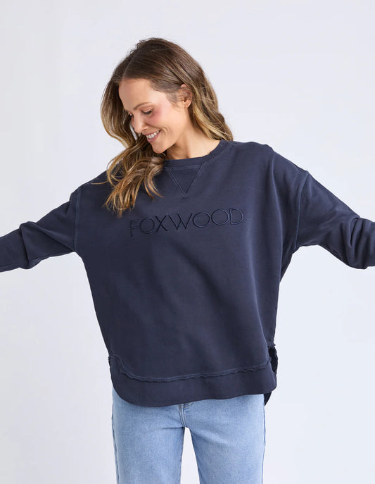 Foxwood Simplified Crew Navy