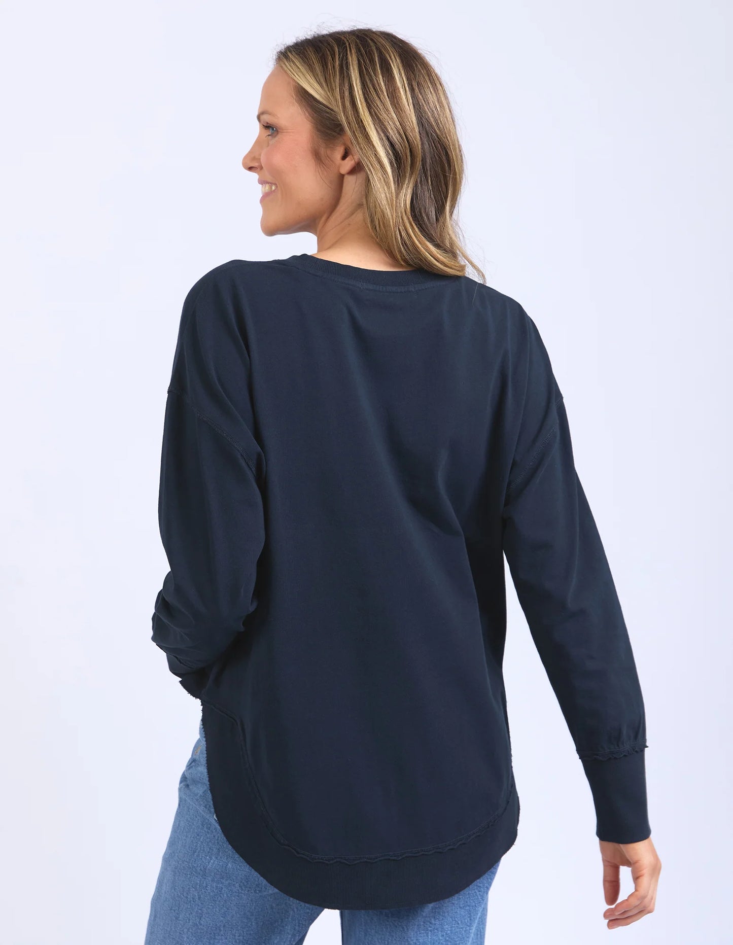 Foxwood Farrah Long Sleeve Dark Sapphire