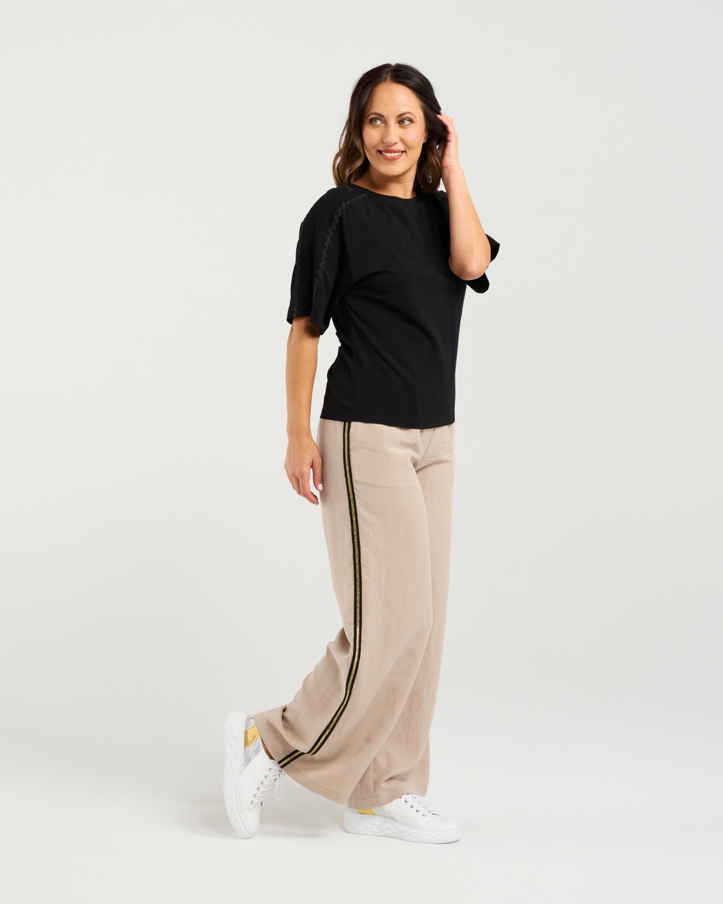 Zafina Ruby Top Black