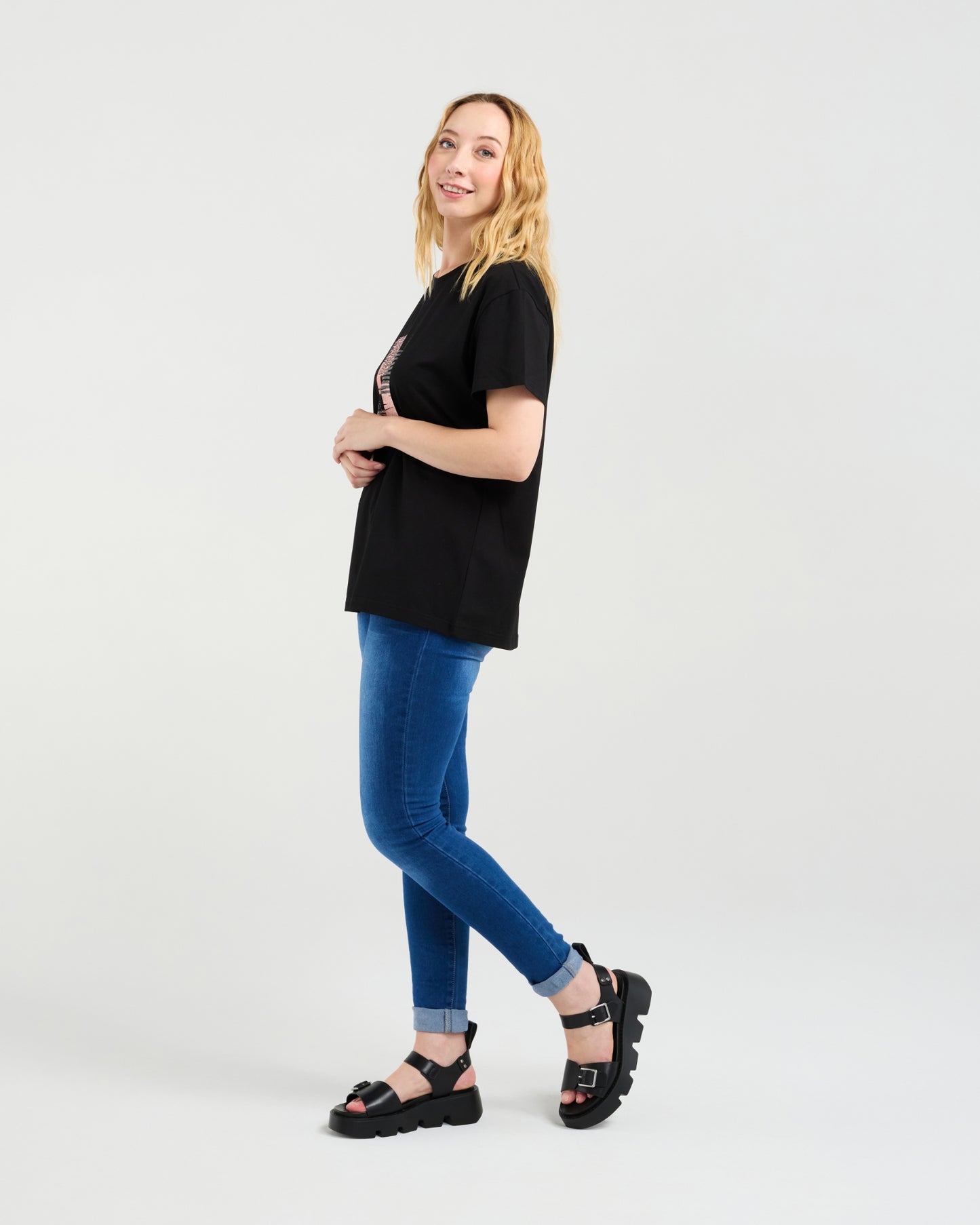 Zafina Livia T-shirt Black
