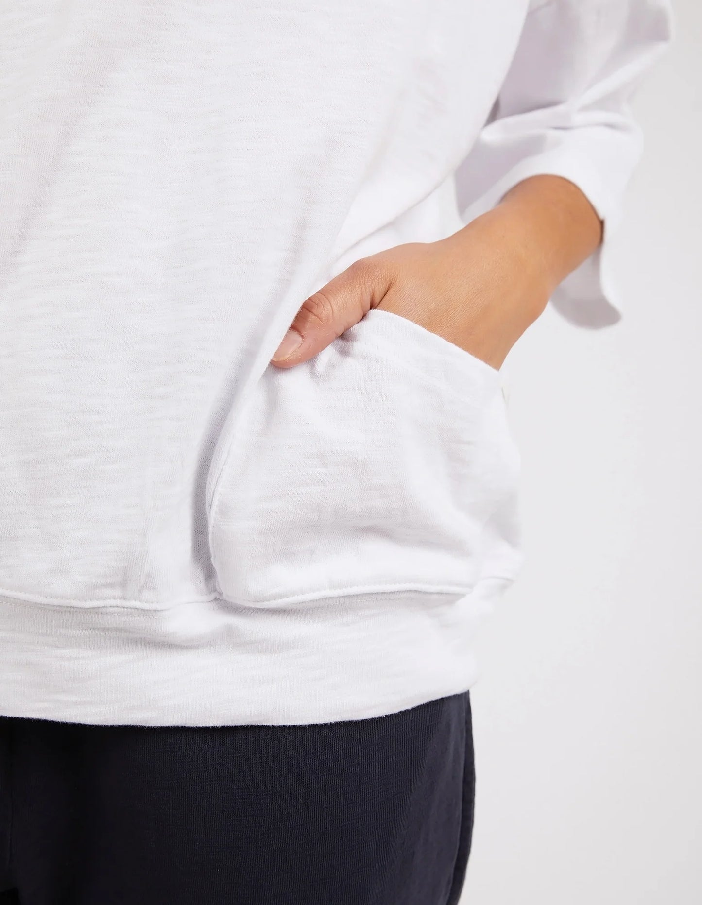 Elm Mazie Sweat White