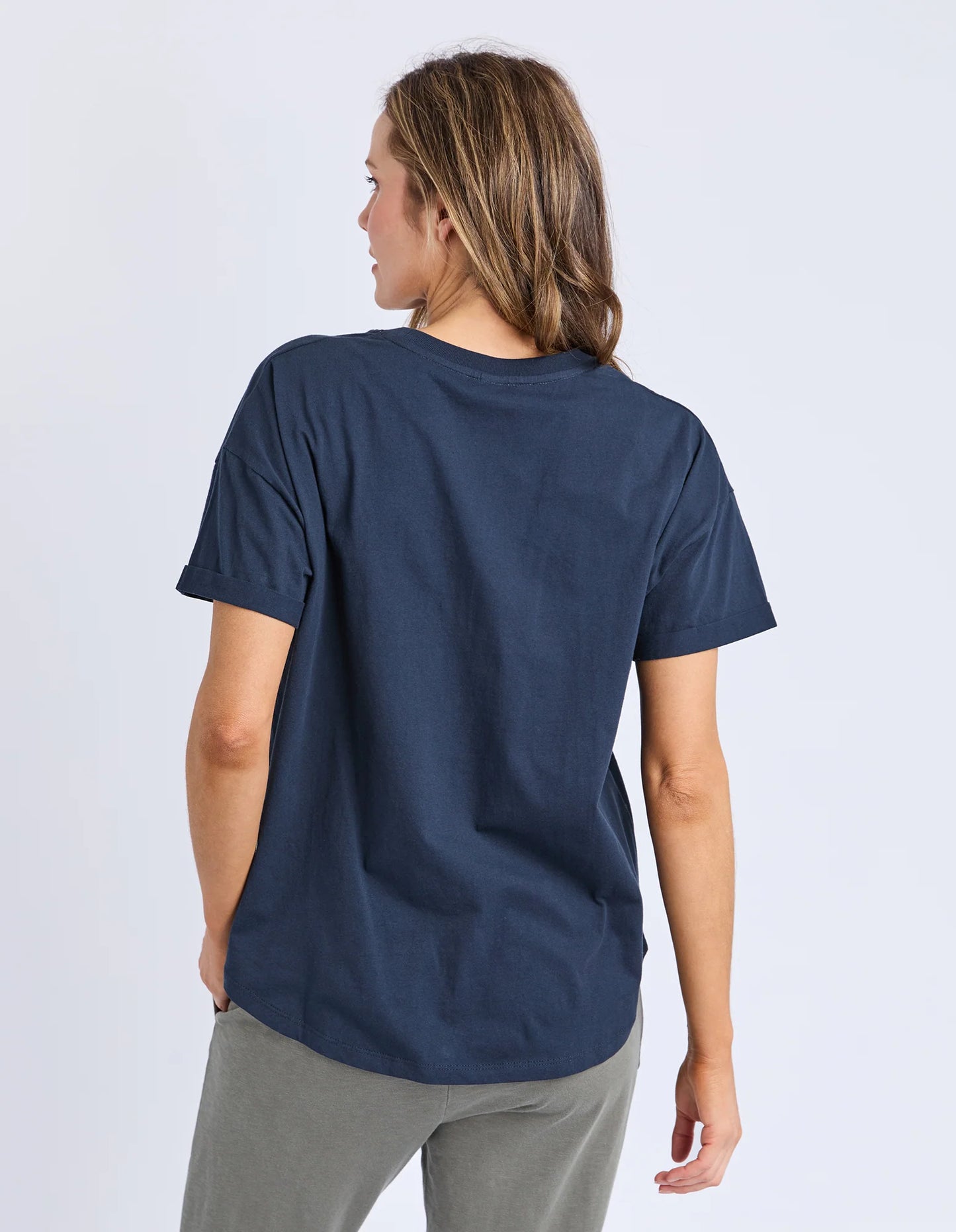 Elm Halli Short Sleeve Tee Navy
