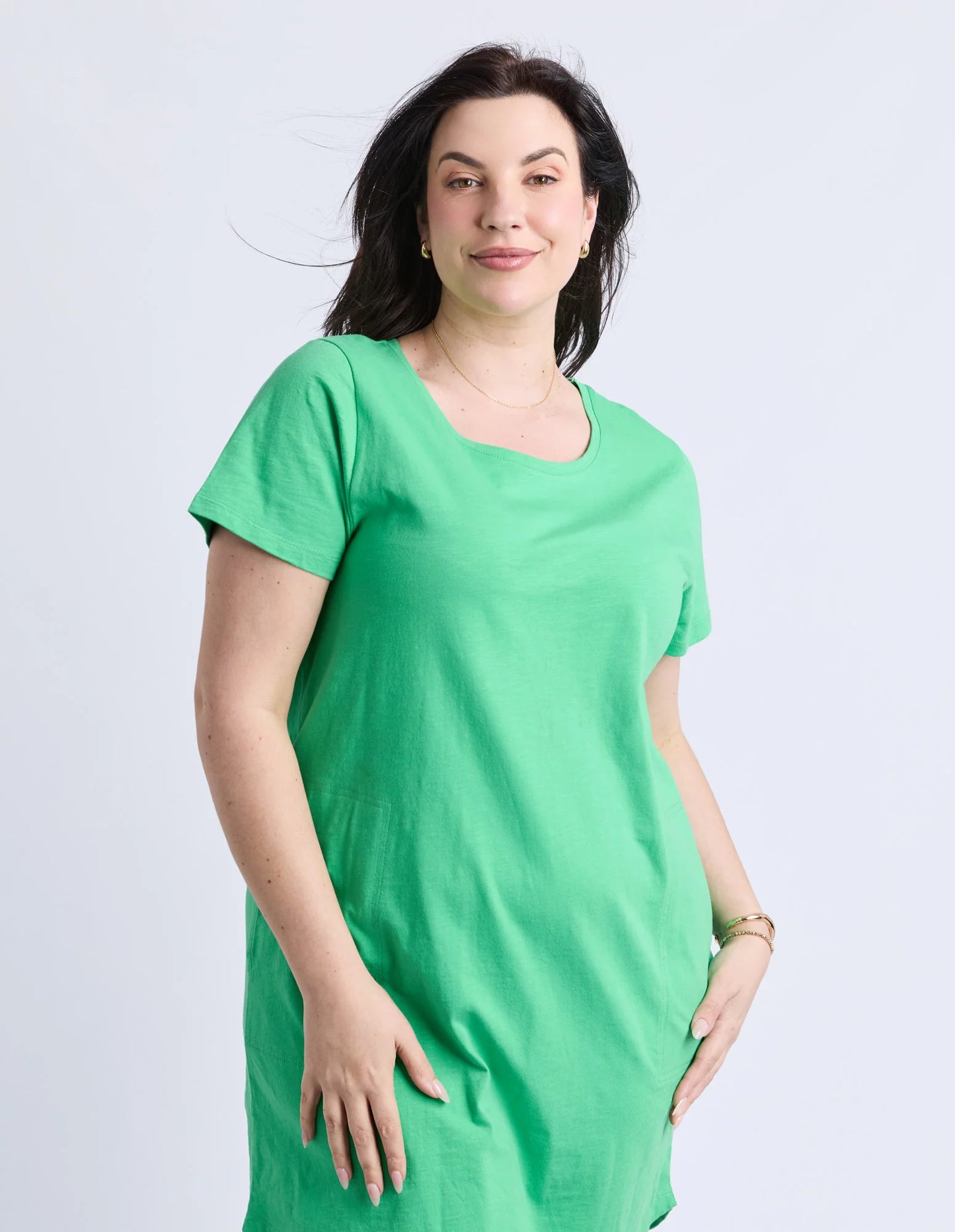 Elm Aiden S/S Dress Spring Green