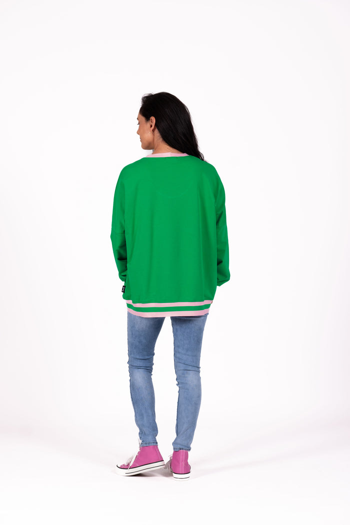 Jellicoe Sweatshirt Green Bunch