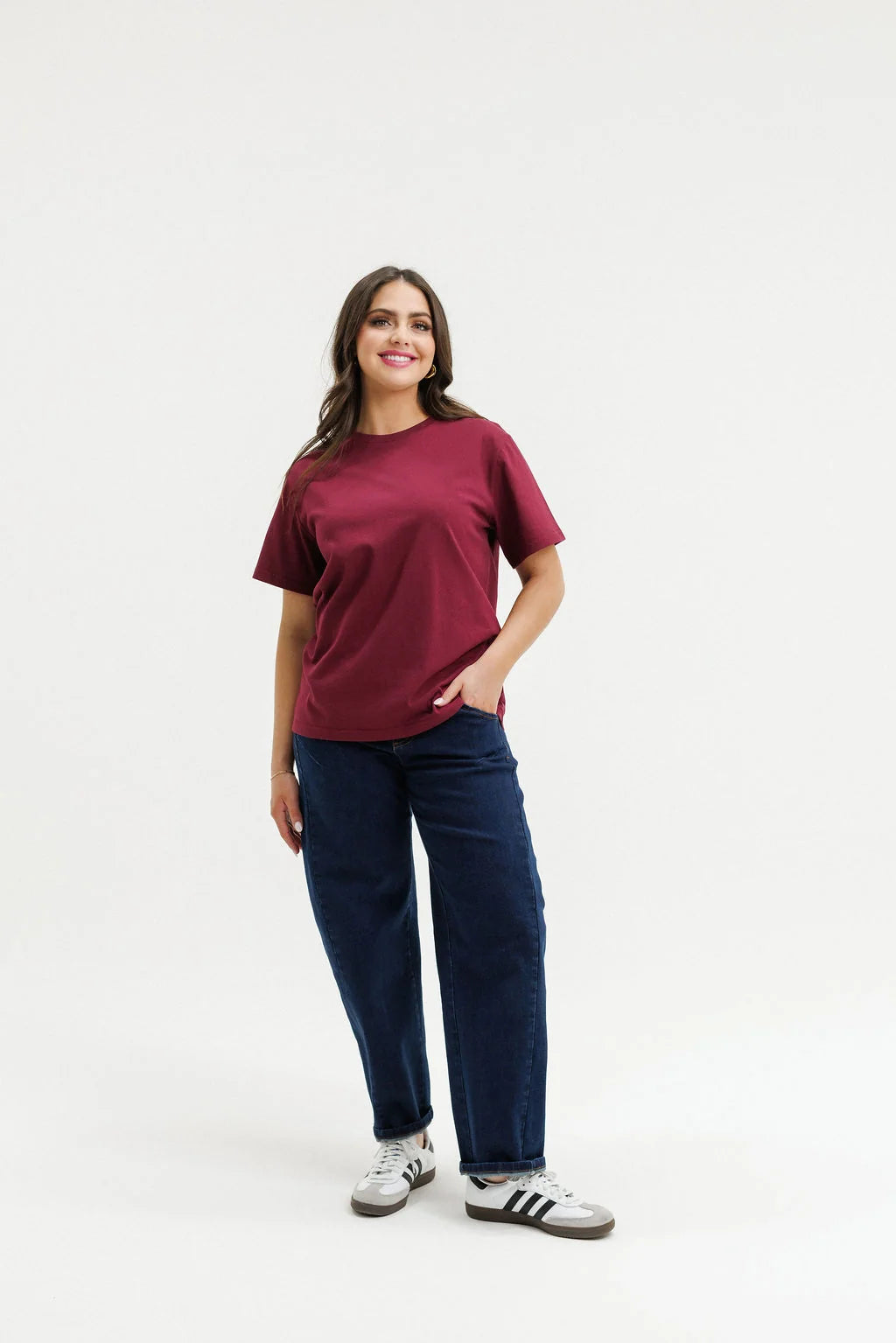 Home-lee Chris Tee - Merlot Summer Market
