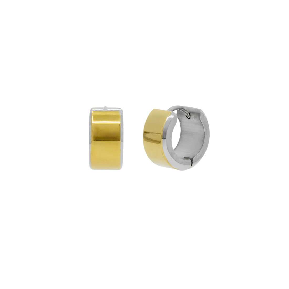 Home-lee Iris Earrings Two Tone
