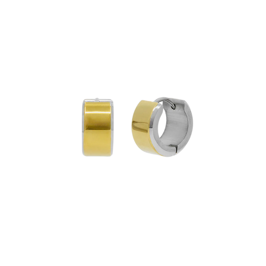 Home-lee Iris Earrings Two Tone
