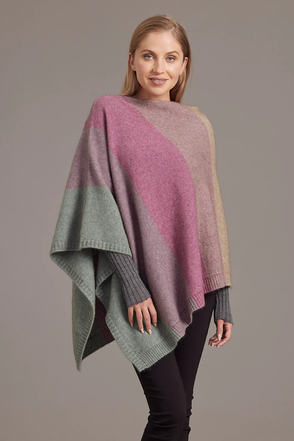 McDonald Textiles Ombre Poncho Hydrangea
