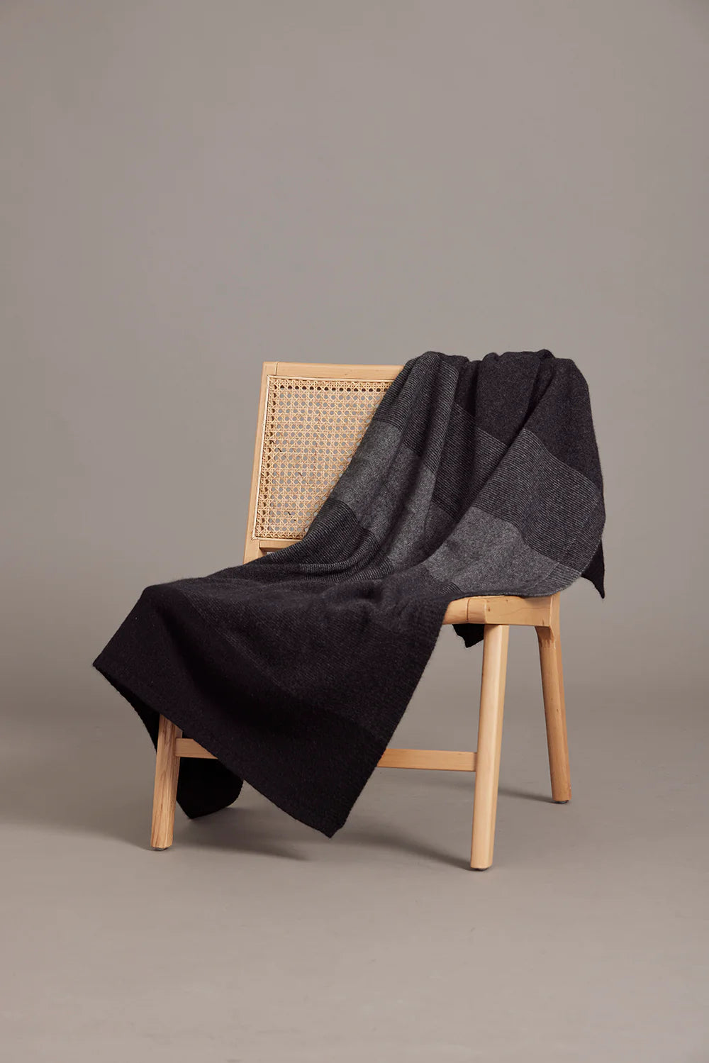 McDonald Textiles Ombre Throw Monochrome