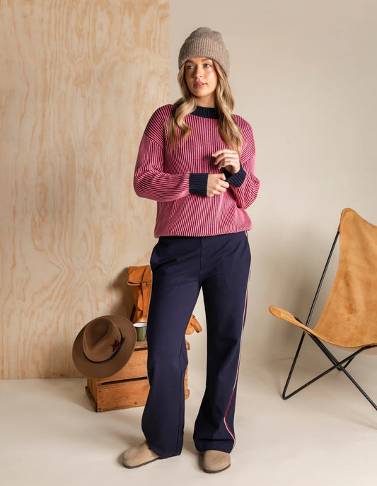 Foxwood London Pant Dark Sapphire