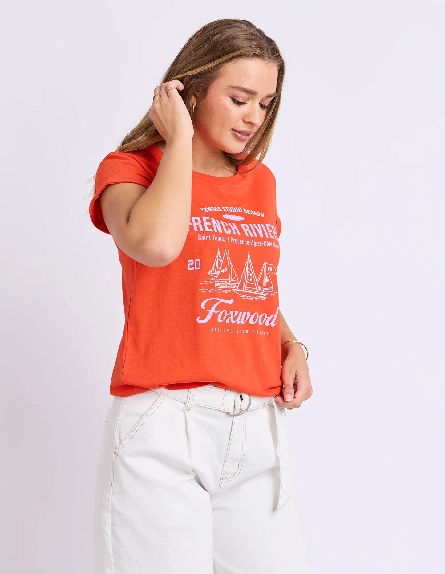 Foxwood Sailing Club Tee Grenadine