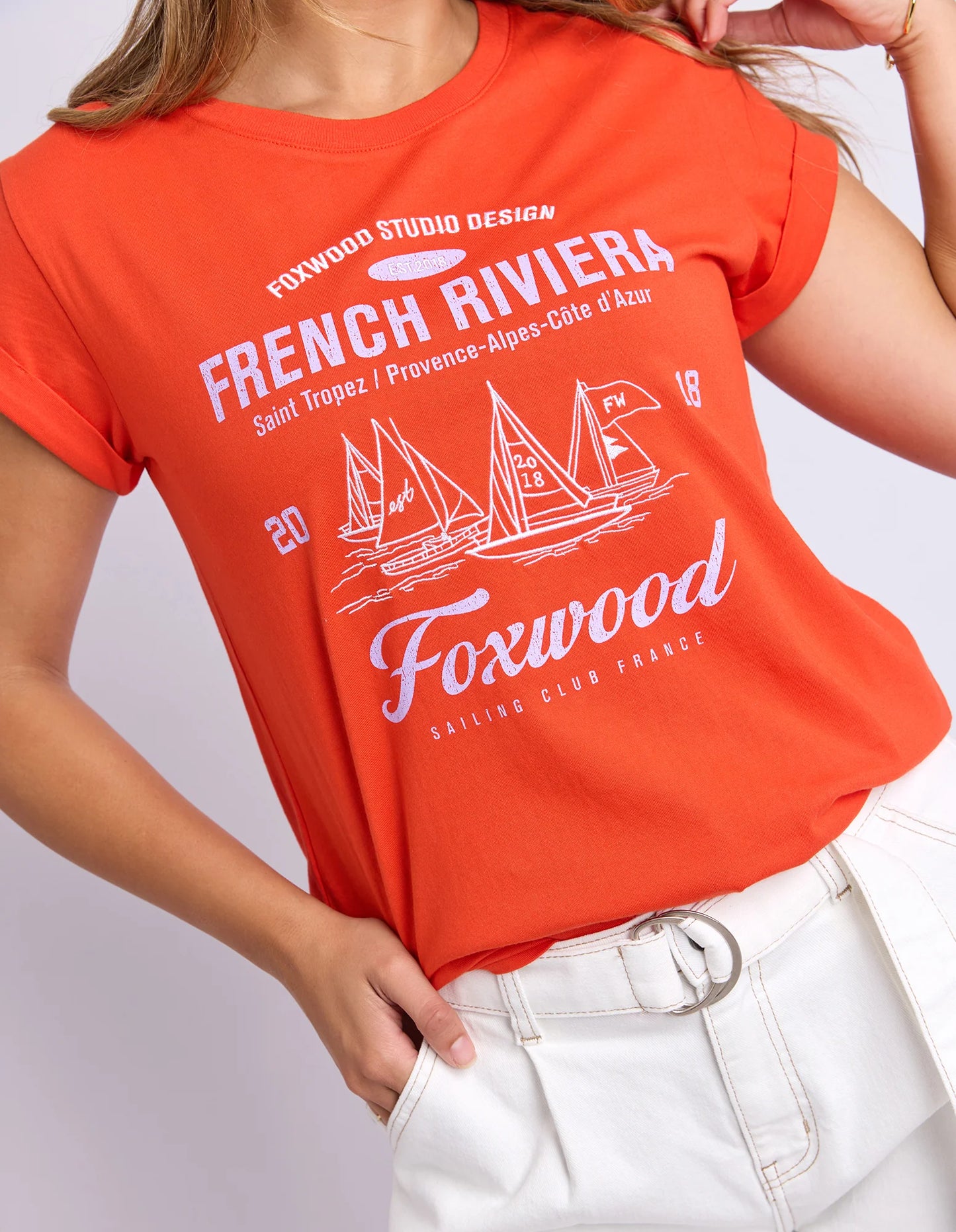Foxwood Sailing Club Tee Grenadine