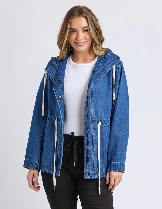 Foxwood Kingston Anorak Mid Blue