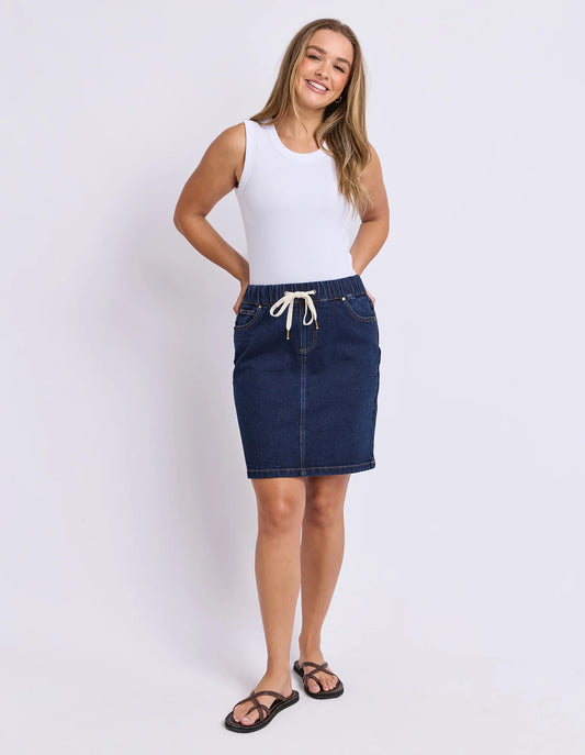 Foxwood Rio Skirt Indigo Denim