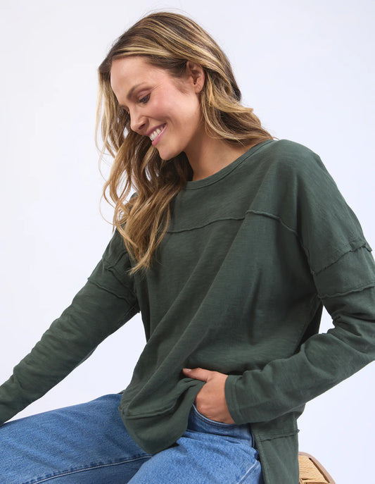 Foxwood Jayne Throw On Top Khaki