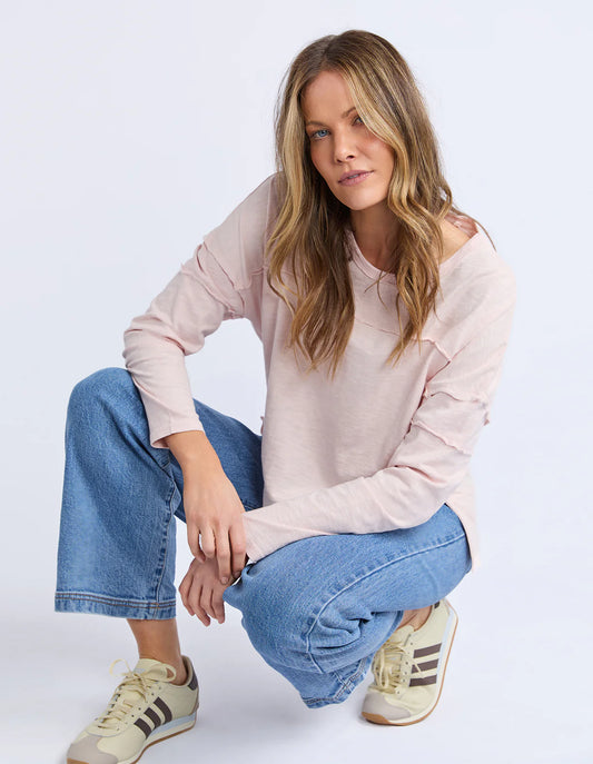 Foxwood Jayne Throw On Top Pale Pink