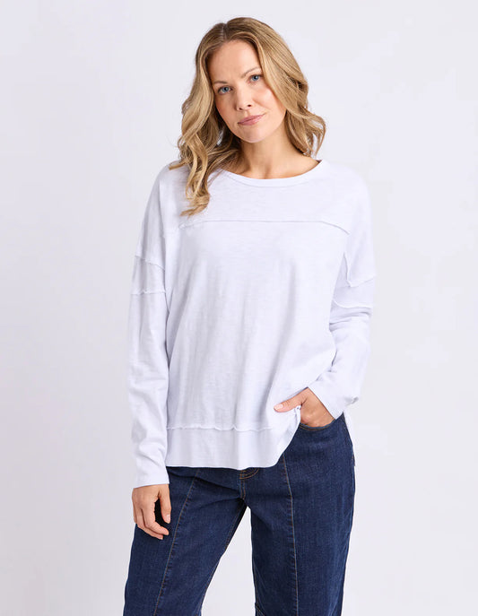 Foxwood Jayne Throw On Top White