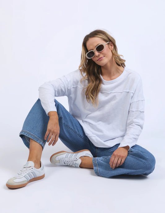 Foxwood Jayne Throw On Top White