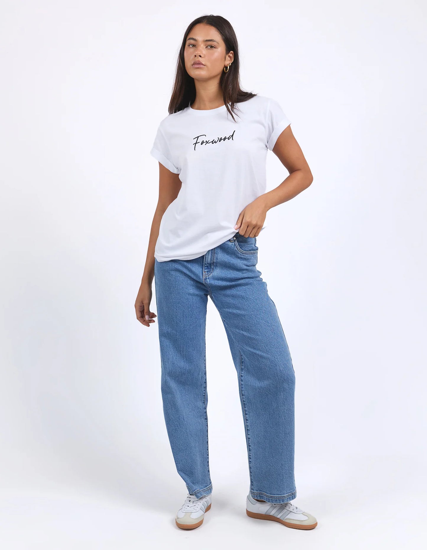 Foxwood Signature Tee White