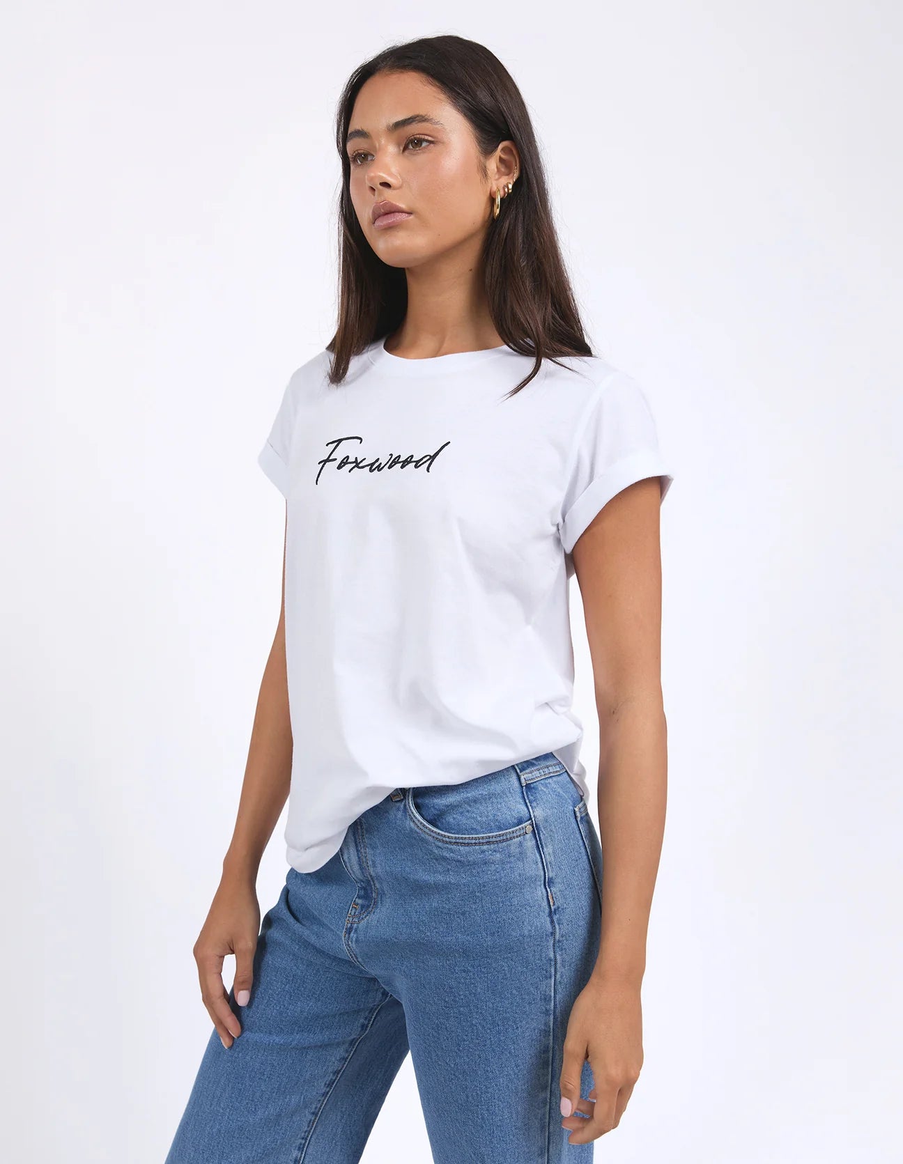 Foxwood Signature Tee White