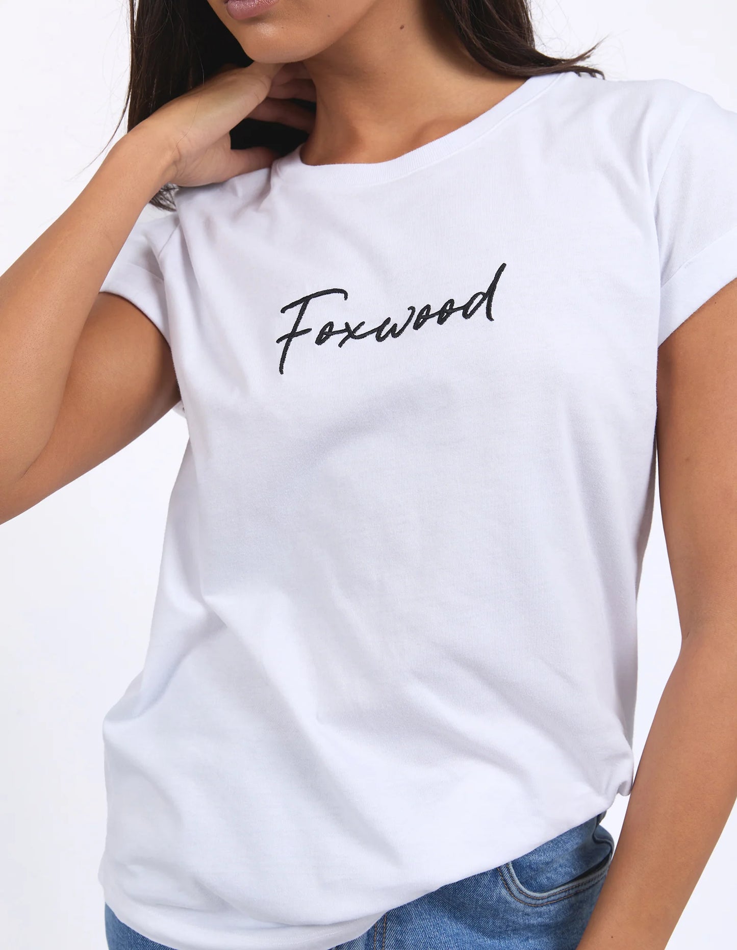 Foxwood Signature Tee White