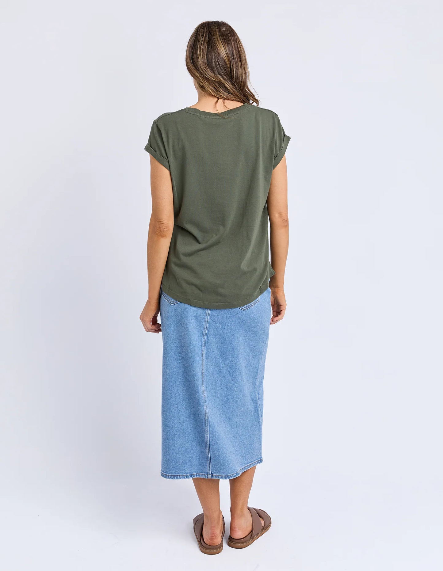 Foxwood Manly Vee Tee Khaki
