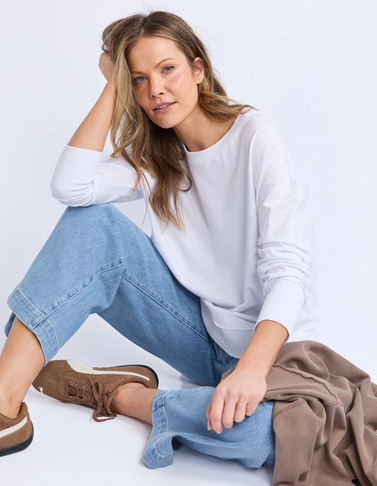 Foxwood Farrah Long Sleeve White