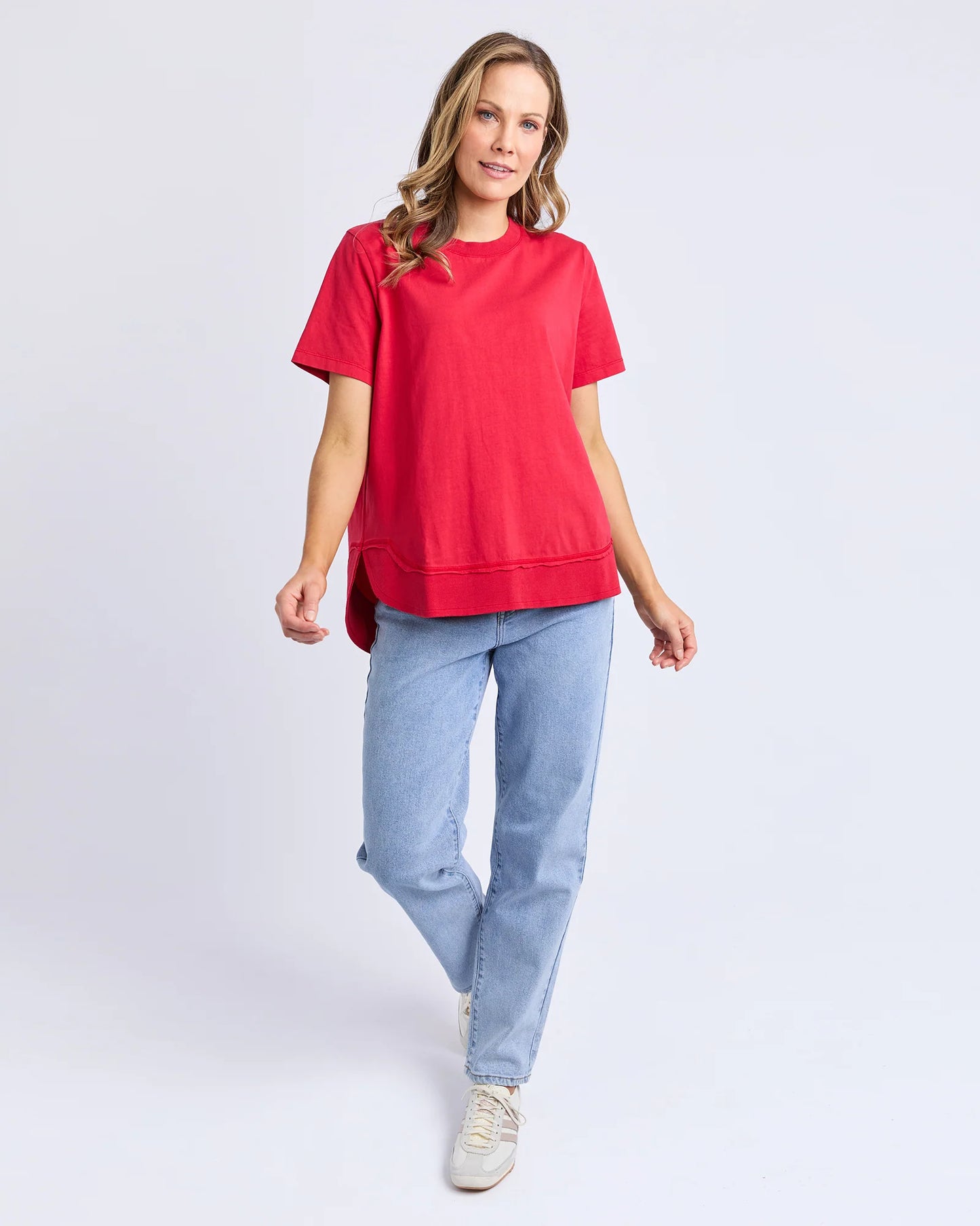 Foxwood Farrah Tee Crimson