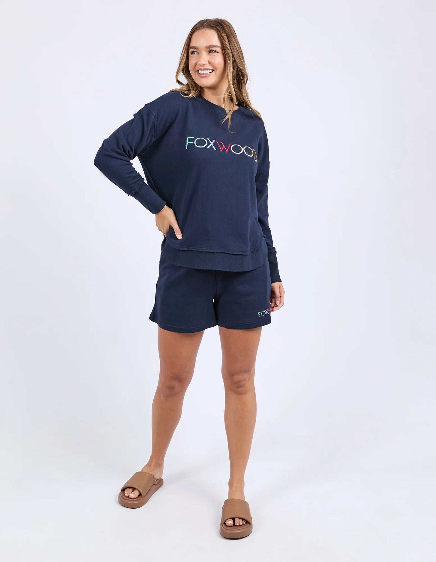 Foxwood Simplified Confetti Crew Navy