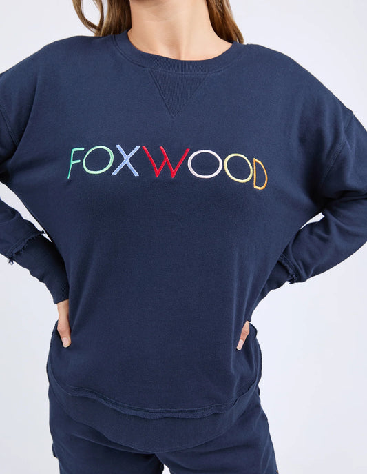 Foxwood Simplified Confetti Crew Navy