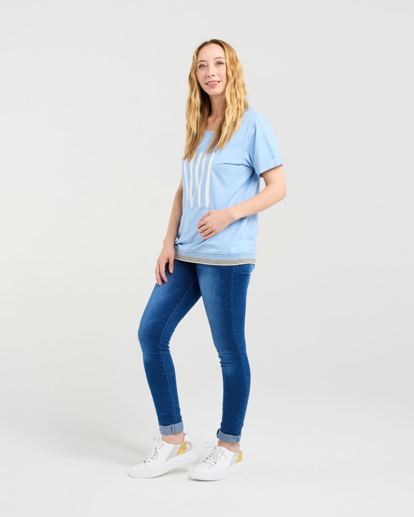 Zafina Mia T-shirt Blue