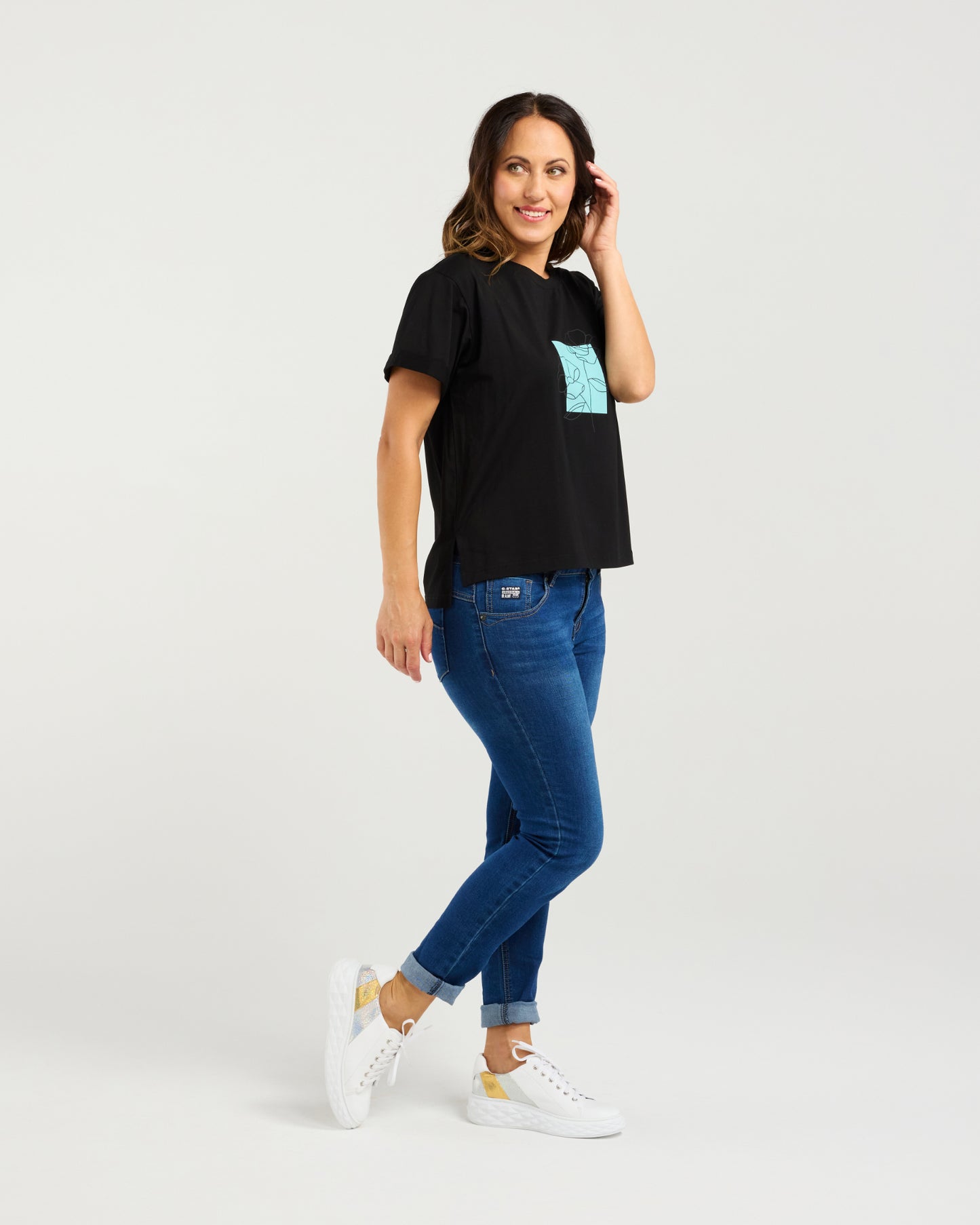 Zafina Elena T-shirt Black