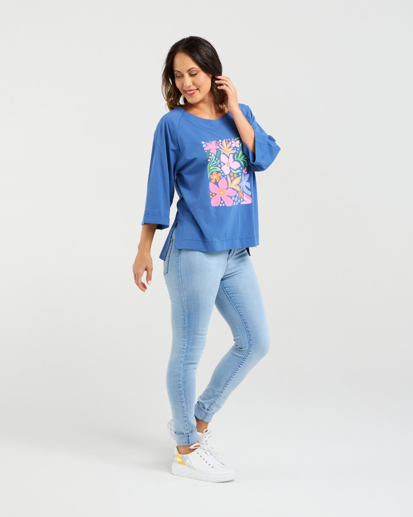 Zafina Kate T-shirt Navy