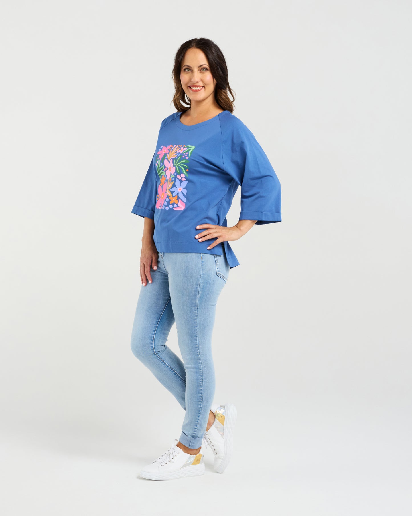 Zafina Kate T-shirt Navy