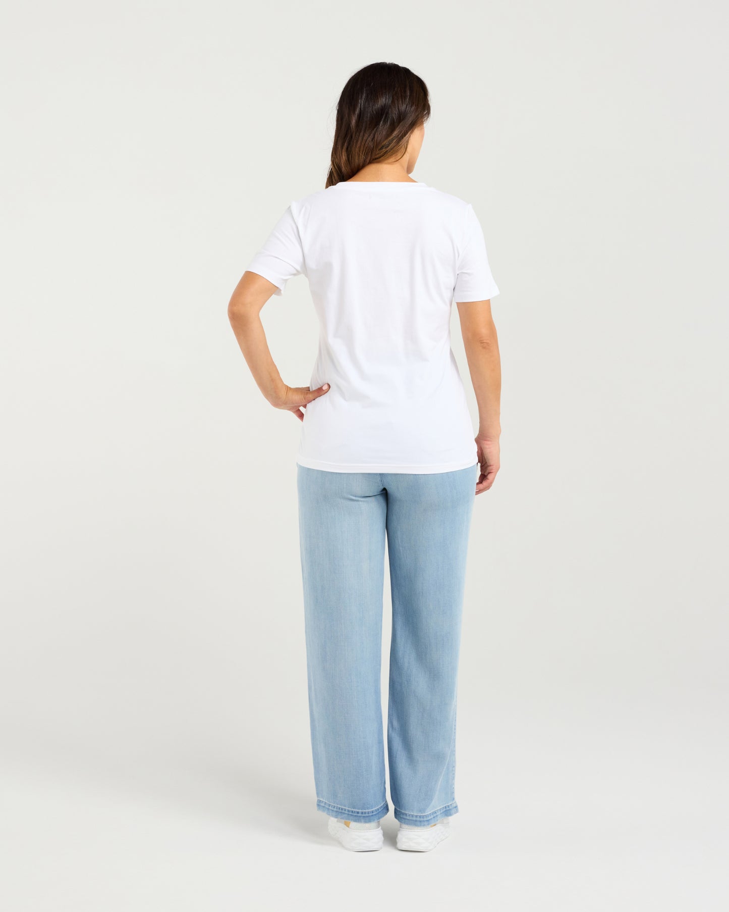 Zafina Lara T-shirt White