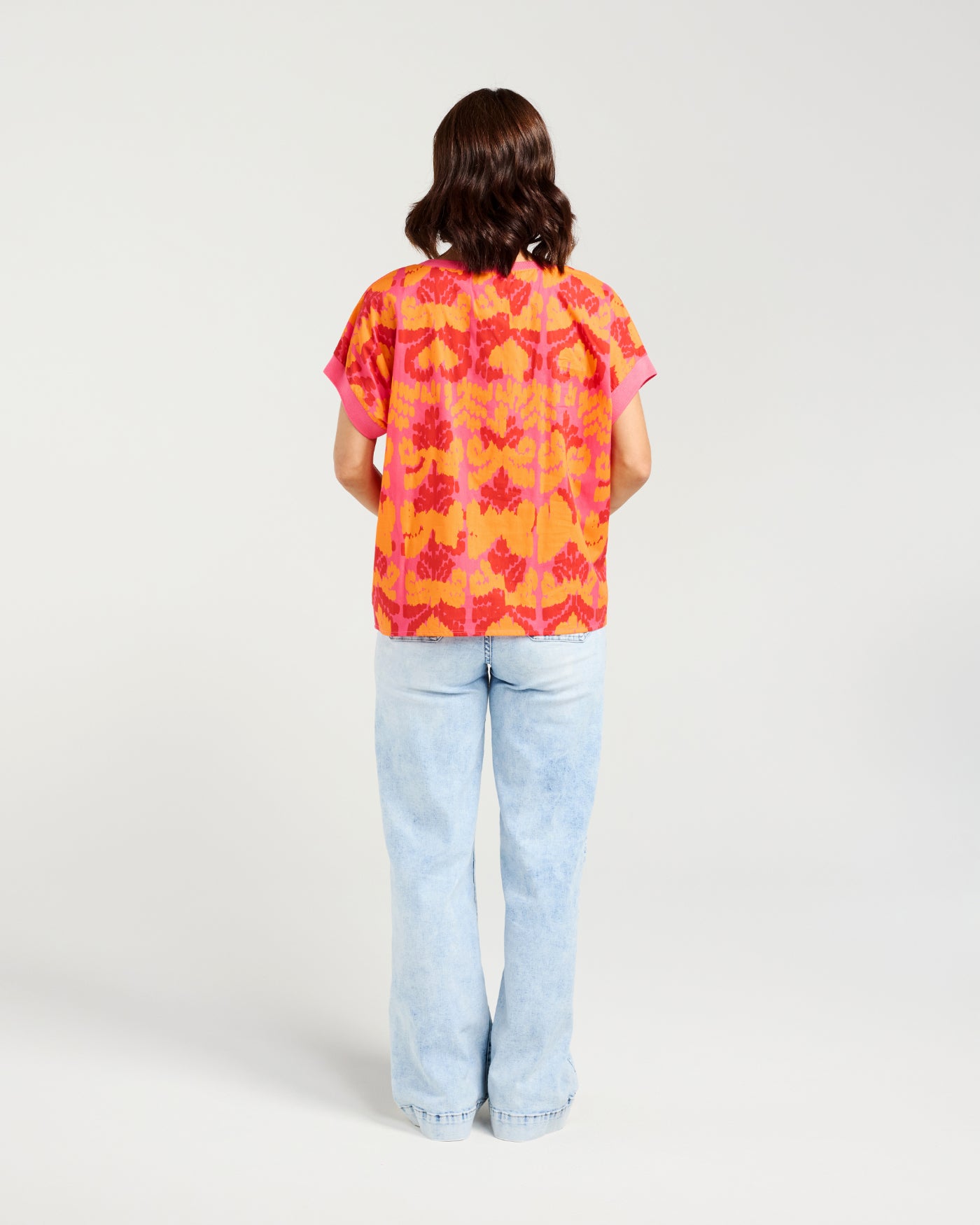 Zafina Olivia Top Fuchsia Glow