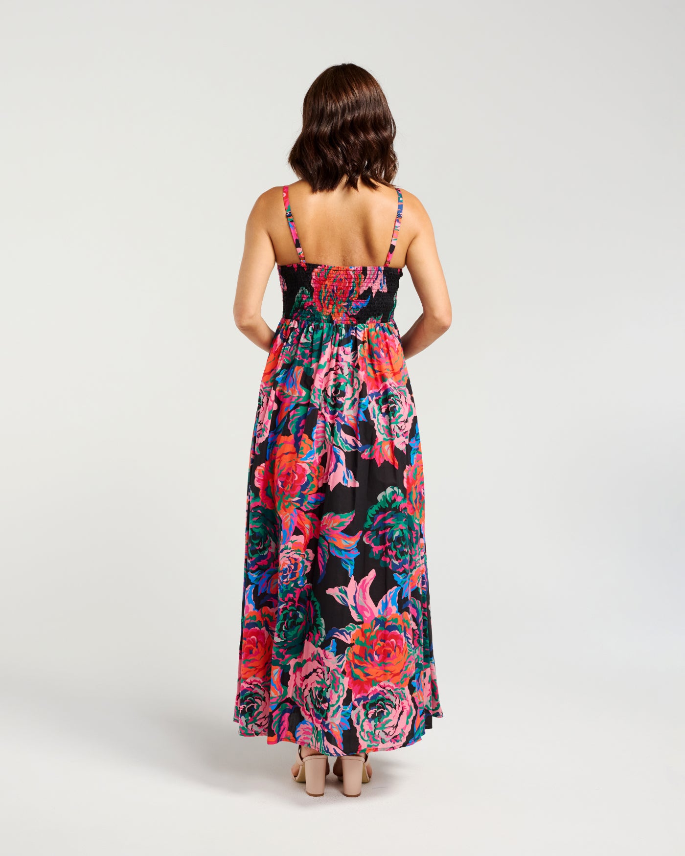 Zafina Clementine Dress Abstract Garden