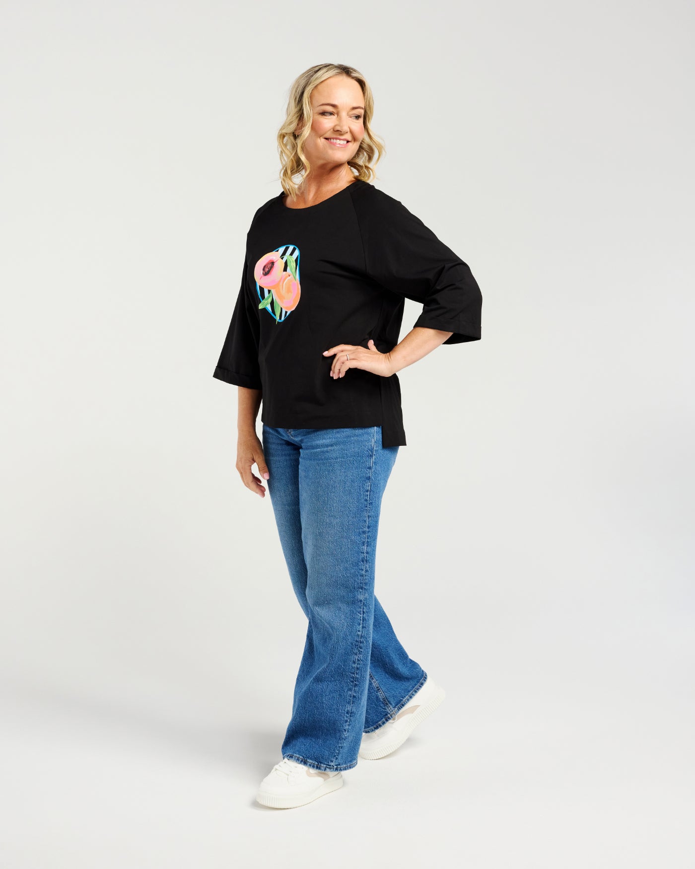 Zafina Kate T-Shirt Black