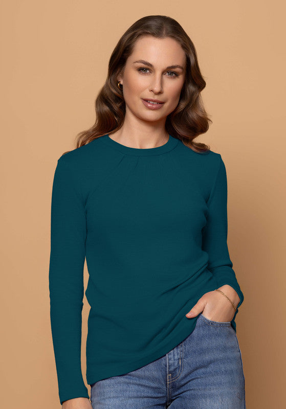 Bay Road Merino Harper Crew Dragonfly