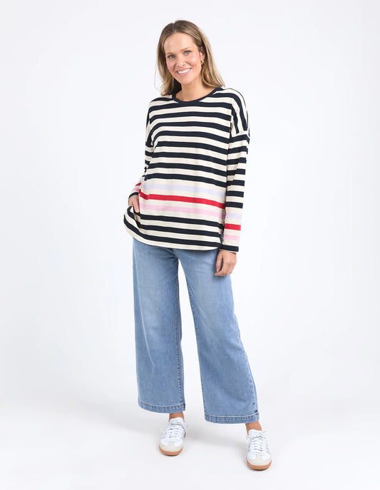 Elm Retreat Long Sleeve Tee Multicoloured