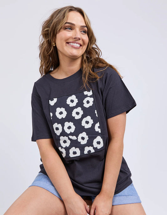 Elm Azalea Tee Navy