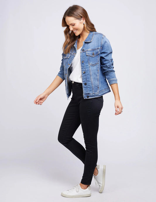 Elm Angie Denim Jacket Blue