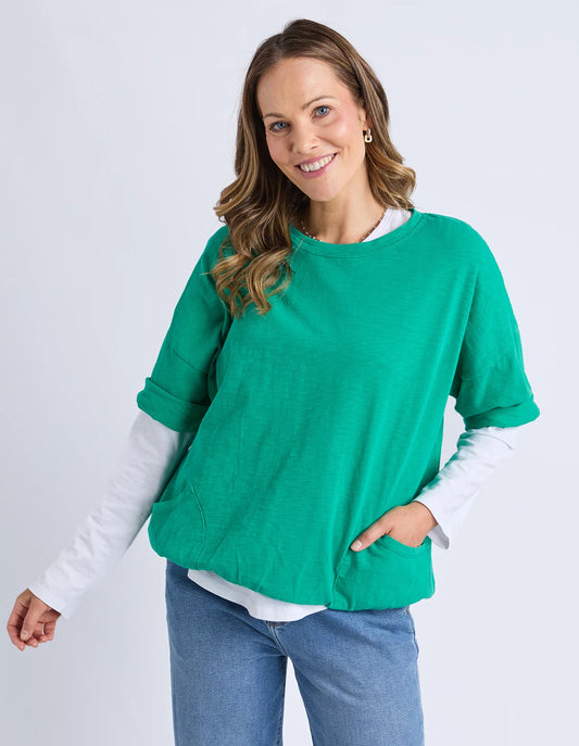 Elm Maizie Sweat Turquoise