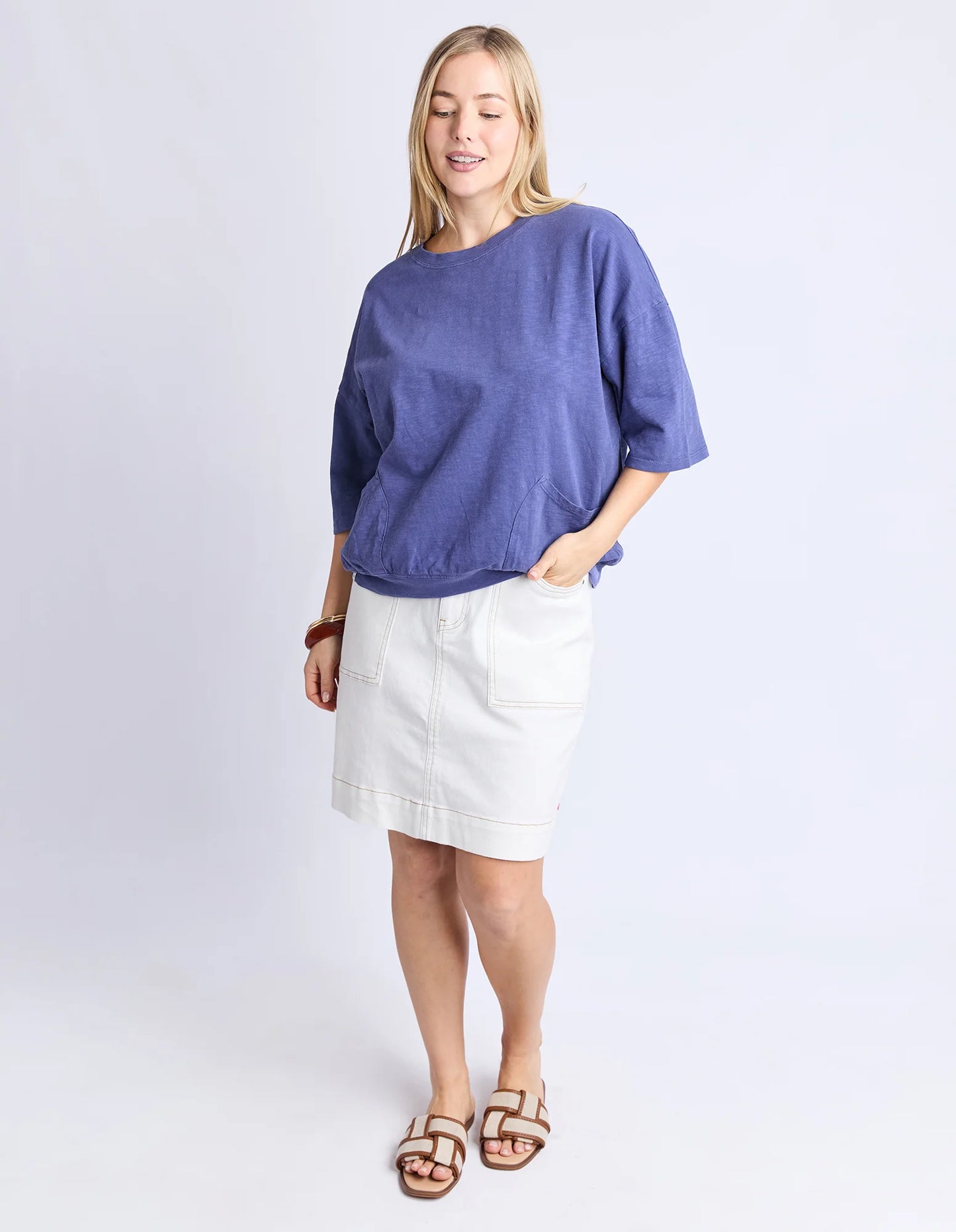 Elm Mazie Sweat - Vintage Blue