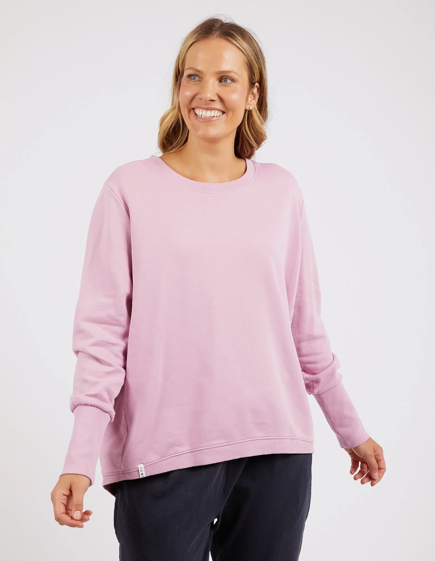 Elm Divine Crew Peony Pink