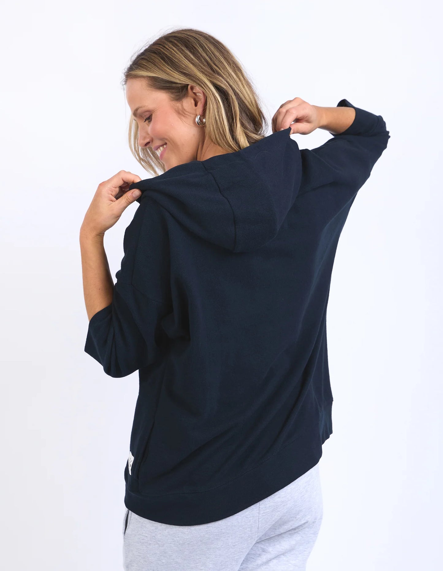 Elm Beachy Zip Hoodie Navy