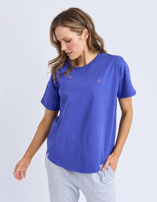 Elm Halli S/S Tee Ocean Blue